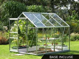 Serre de jardin en verre