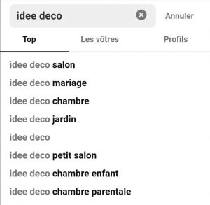 trouver des idée de décoration sur pinterest